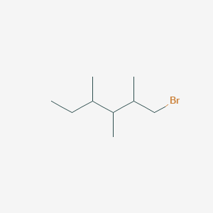 1-Bromo-2,3,4-trimethylhexane