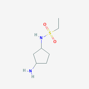 N-(3-Aminocyclopentyl)ethane-1-sulfonamide