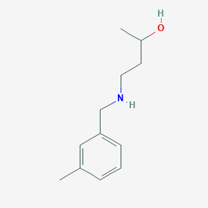 4-{[(3-Methylphenyl)methyl]amino}butan-2-ol