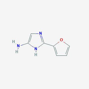 2-(Furan-2-yl)-1H-imidazol-4-amine