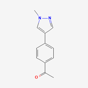 1-[4-(1-Methyl-1H-pyrazol-4-YL)phenyl]ethan-1-one