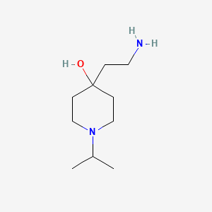 4-(2-Aminoethyl)-1-(propan-2-yl)piperidin-4-ol