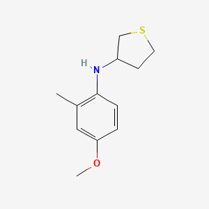 N-(4-methoxy-2-methylphenyl)thiolan-3-amine