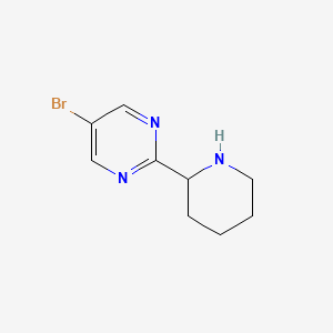 5-Bromo-2-(piperidin-2-yl)pyrimidine