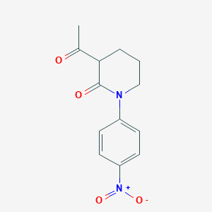 3-Acetyl-1-(4-nitrophenyl)piperidin-2-one