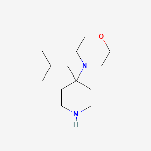 4-[4-(2-Methylpropyl)piperidin-4-yl]morpholine