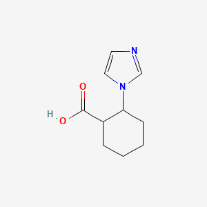 2-(1H-imidazol-1-yl)cyclohexane-1-carboxylic acid