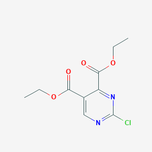 molecular formula C10H11ClN2O4 B1321583 2-氯嘧啶-4,5-二甲酸二乙酯 CAS No. 90794-84-6