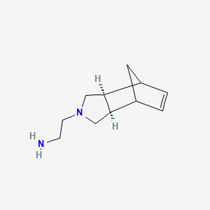 2-[(2R,6S)-4-Azatricyclo[5.2.1.0,2,6]dec-8-en-4-yl]ethan-1-amine