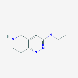 N-Ethyl-N-methyl-5H,6H,7H,8H-pyrido[4,3-c]pyridazin-3-amine