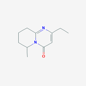 2-Ethyl-6-methyl-4H,6H,7H,8H,9H-pyrido[1,2-a]pyrimidin-4-one