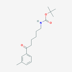 tert-Butyl N-[6-(3-methylphenyl)-6-oxohexyl]carbamate