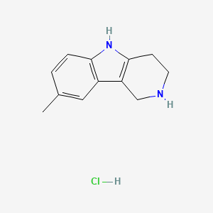 molecular formula C12H15ClN2 B1321595 8-甲基-2,3,4,5-四氢-1H-吡啶并[4,3-b]吲哚盐酸盐 CAS No. 57933-28-5