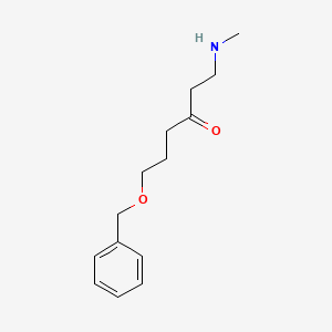 [6-(Benzyloxy)-3-oxohexyl](methyl)amine