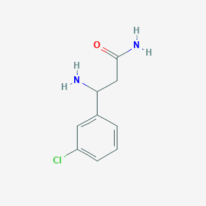 3-Amino-3-(3-chlorophenyl)propanamide