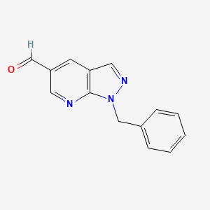 1-Benzyl-1H-pyrazolo[3,4-B]pyridine-5-carbaldehyde