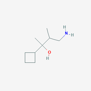 4-Amino-2-cyclobutyl-3-methylbutan-2-ol