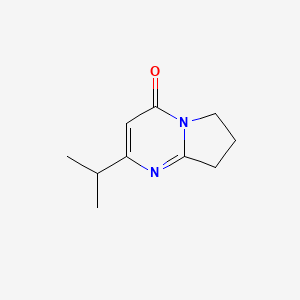 2-(Propan-2-yl)-4H,6H,7H,8H-pyrrolo[1,2-a]pyrimidin-4-one