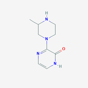 3-(3-Methylpiperazin-1-yl)-1,2-dihydropyrazin-2-one