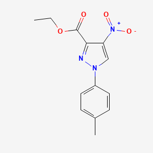 Ethyl 1-(4-methylphenyl)-4-nitro-1H-pyrazole-3-carboxylate