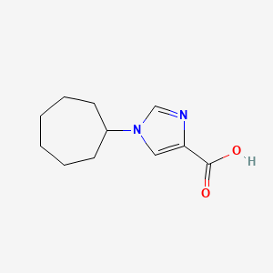 1-cycloheptyl-1H-imidazole-4-carboxylic acid