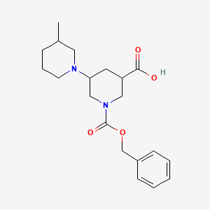 1-[(Benzyloxy)carbonyl]-5-(3-methylpiperidin-1-yl)piperidine-3-carboxylic acid