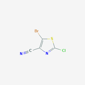 5-Bromo-2-chloro-1,3-thiazole-4-carbonitrile