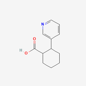 2-(Pyridin-3-yl)cyclohexane-1-carboxylic acid