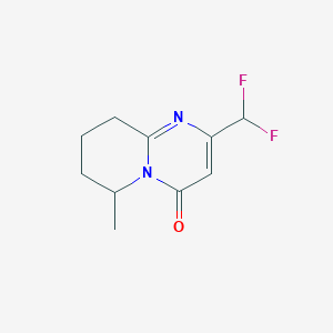 2-(Difluoromethyl)-6-methyl-4H,6H,7H,8H,9H-pyrido[1,2-a]pyrimidin-4-one