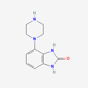 4-(Piperazin-1-yl)-2,3-dihydro-1H-1,3-benzodiazol-2-one