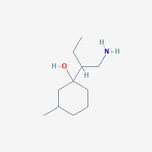 1-(1-Aminobutan-2-YL)-3-methylcyclohexan-1-OL