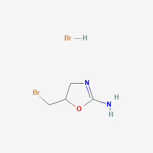B1321627 5-Bromomethyl-4,5-dihydro-oxazol-2-ylamine hydrobromide CAS No. 54377-65-0