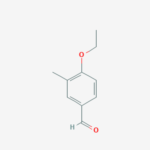 molecular formula C10H12O2 B1321628 4-乙氧基-3-甲基苯甲醛 CAS No. 56917-14-7
