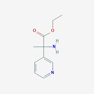 Ethyl 2-amino-2-(pyridin-3-yl)propanoate