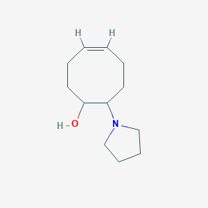 (4Z)-8-(Pyrrolidin-1-yl)cyclooct-4-en-1-ol