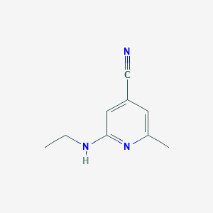 2-(Ethylamino)-6-methylpyridine-4-carbonitrile