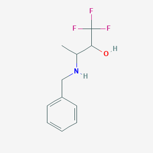 3-(Benzylamino)-1,1,1-trifluorobutan-2-ol