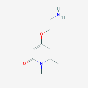 4-(2-Aminoethoxy)-1,6-dimethyl-1,2-dihydropyridin-2-one