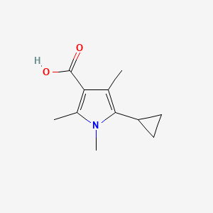 5-Cyclopropyl-1,2,4-trimethyl-1H-pyrrole-3-carboxylic acid