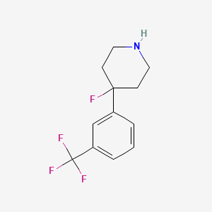 4-Fluoro-4-[3-(trifluoromethyl)phenyl]piperidine