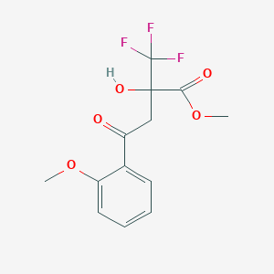 Methyl 2-hydroxy-4-(2-methoxyphenyl)-4-oxo-2-(trifluoromethyl)butanoate