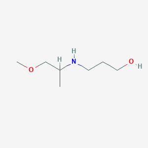 3-[(1-Methoxypropan-2-yl)amino]propan-1-ol