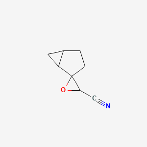 Spiro[bicyclo[3.1.0]hexane-2,2'-oxirane]-3'-carbonitrile