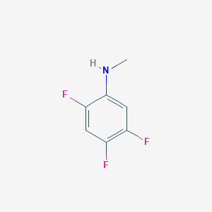 B1321648 2,4,5-Trifluoro-N-methylaniline CAS No. 256412-92-7
