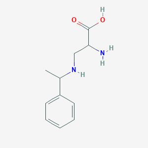 2-Amino-3-((1-phenylethyl)amino)propanoic acid