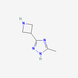 3-(azetidin-3-yl)-5-methyl-1H-1,2,4-triazole