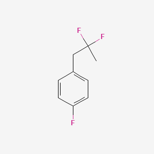 B1321651 1-(2,2-Difluoropropyl)-4-fluorobenzene CAS No. 58325-14-7