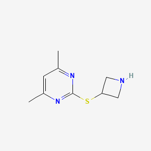 2-(Azetidin-3-ylsulfanyl)-4,6-dimethylpyrimidine