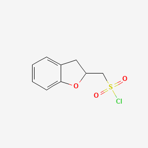 2,3-Dihydro-1-benzofuran-2-ylmethanesulfonyl chloride