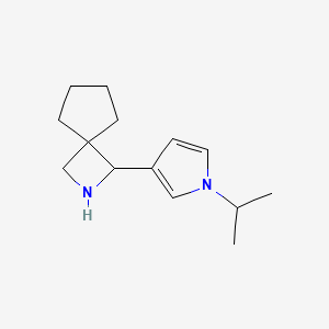 1-[1-(Propan-2-yl)-1H-pyrrol-3-yl]-2-azaspiro[3.4]octane